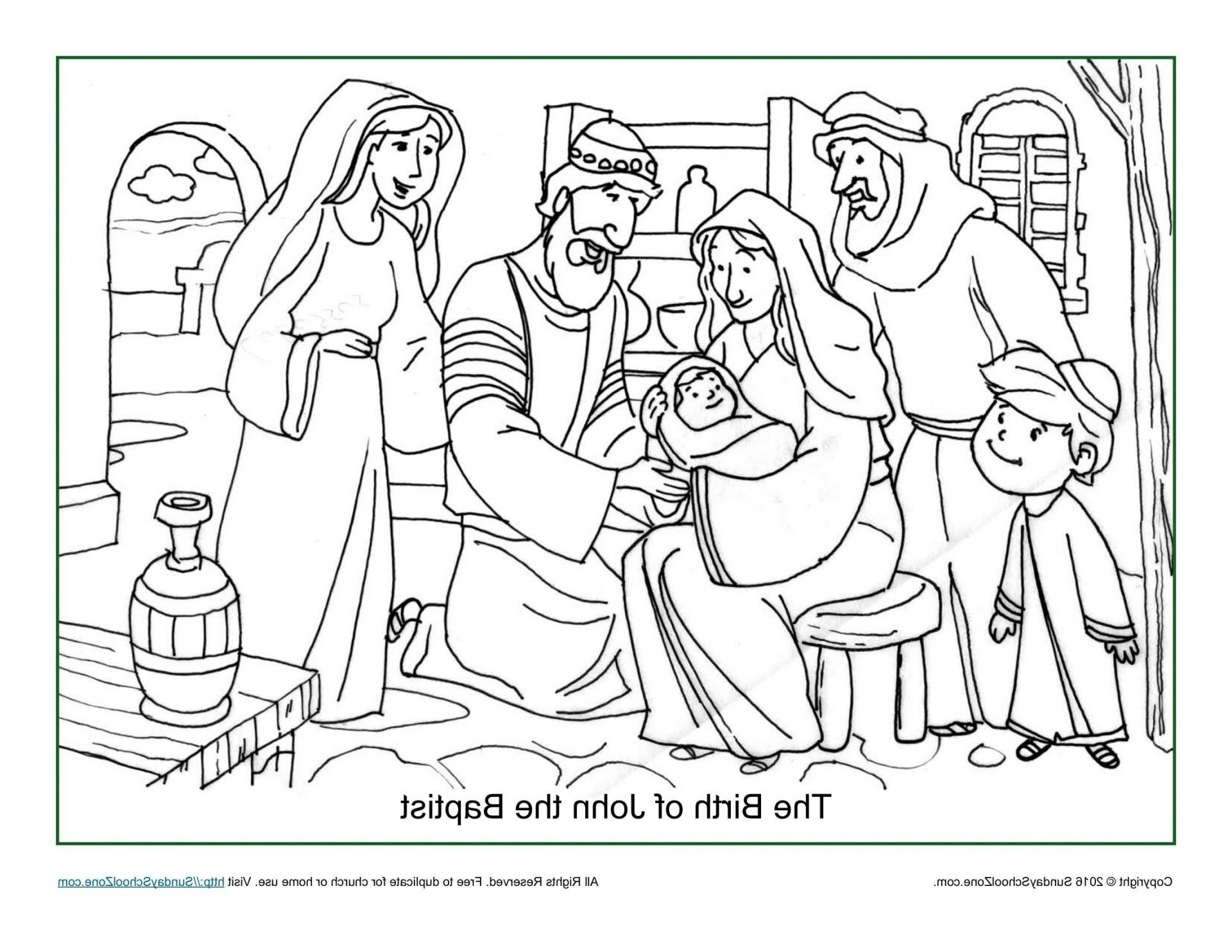 Baptism Coloring Pages Jesus Birth Coloring Pages Nocl Jesus Is Born ...