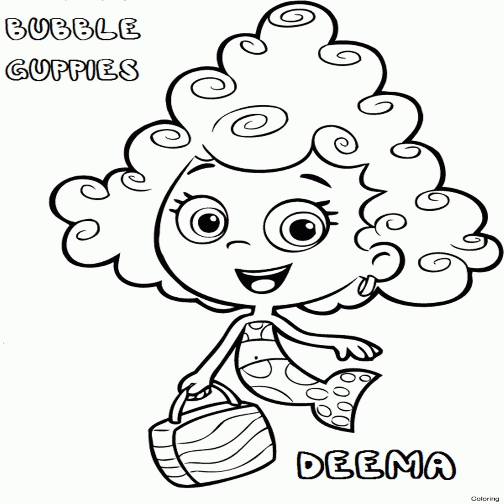 Bubble Guppies Coloring Pages Bubble Guppy Coloring Pages Futurama 