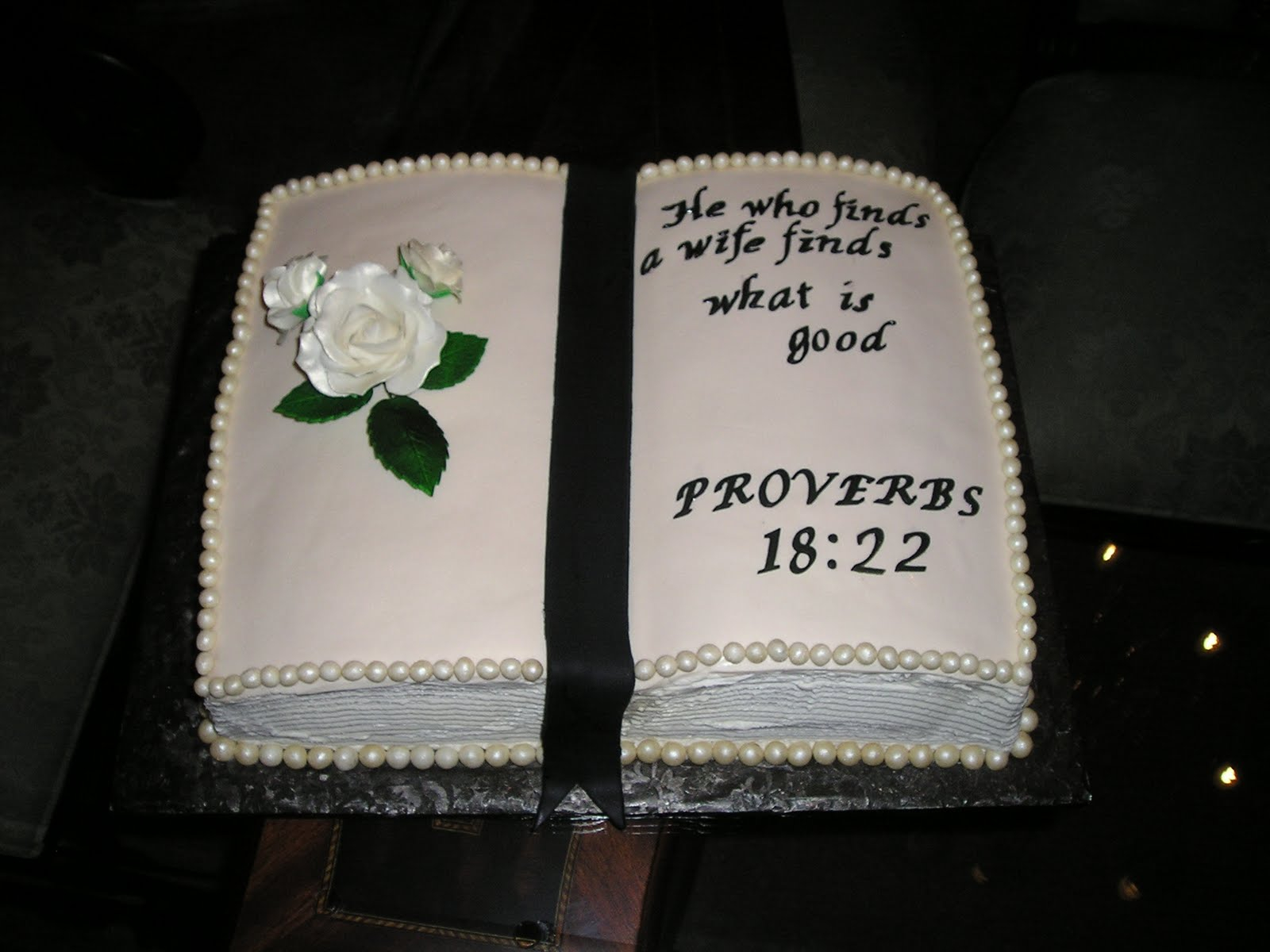 Christian Birthday Cakes Dee Licious Cakes Bible Grooms Cake ...