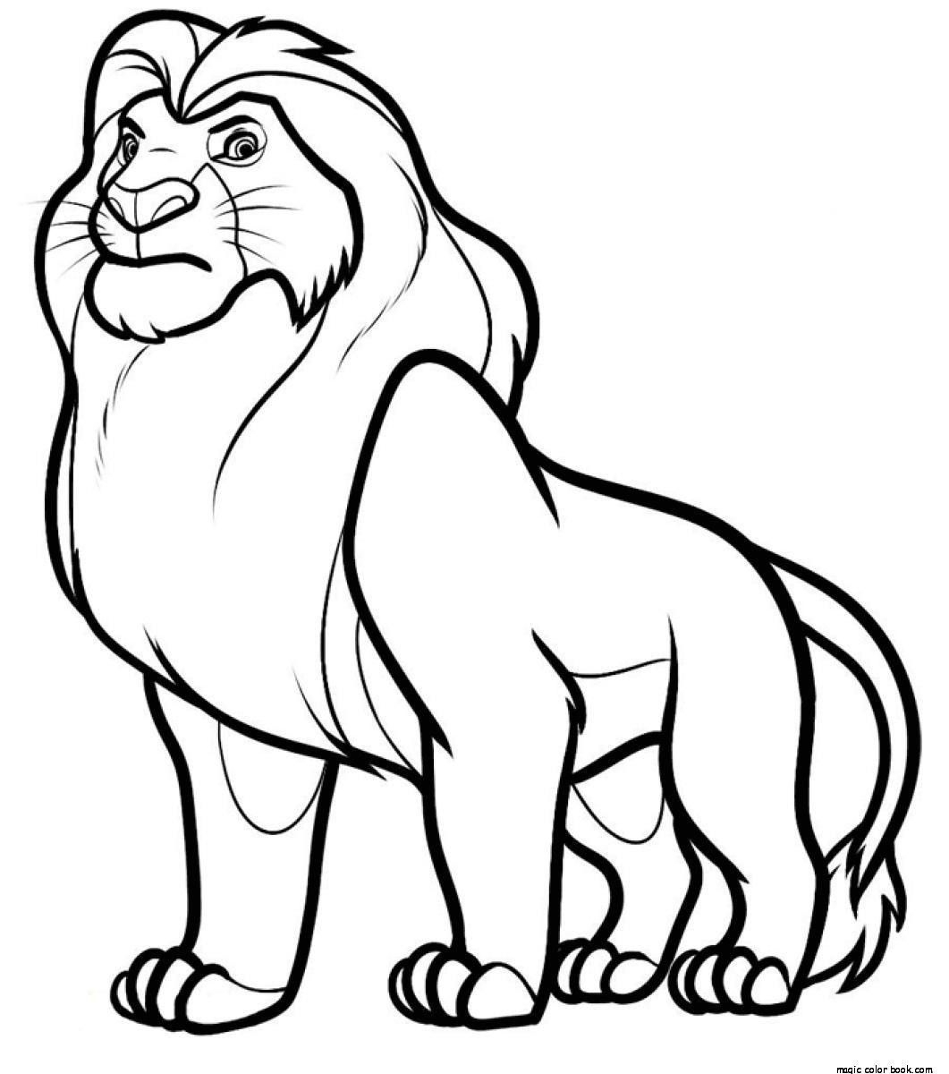 Color Pages Online Mufasa Disney - Color Pages Online Mufasa Disney The Lion King Coloring Pages Online Free Kids