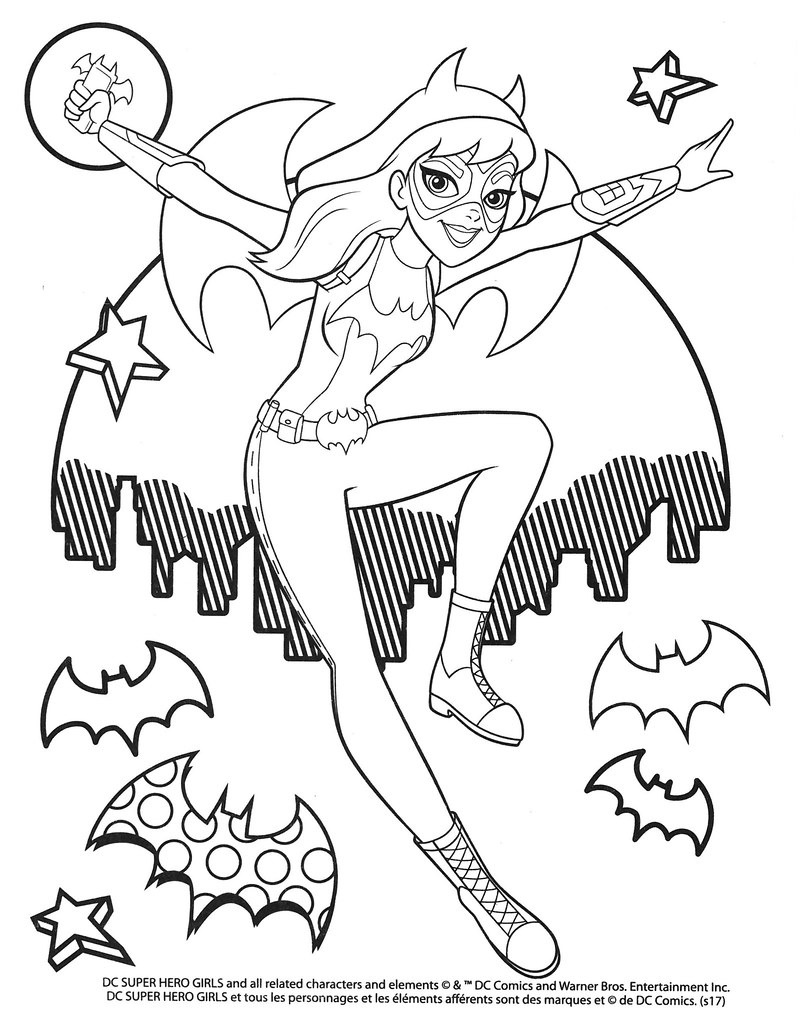 Dc Superhero Girls Coloring Pages Dc Superhero Girls Colouring Pages ...