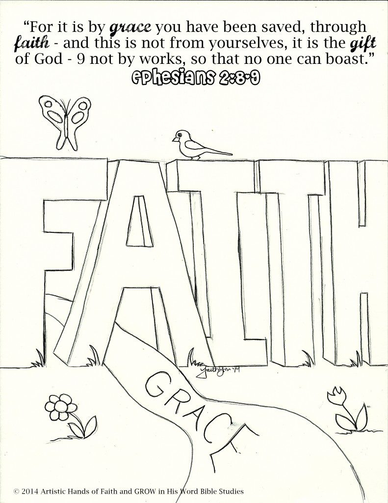 Best Photo Of Faith Coloring Pages - Davemelillo.com