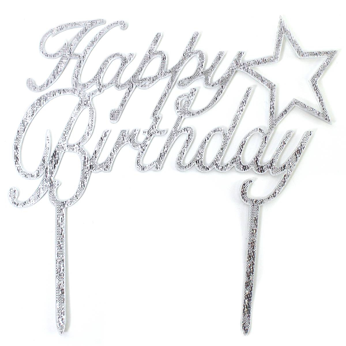 Happy Birthday Cake Topper Happy Birthday Cake Topper Hobcraft ...