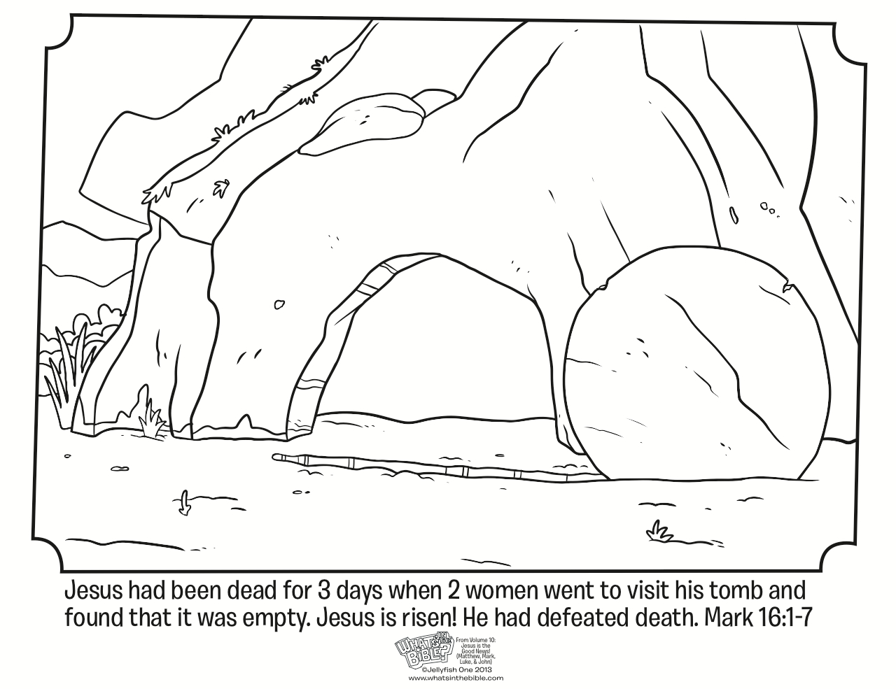 He Is Risen Coloring Page Best Easter Coloring Pages - davemelillo.com
