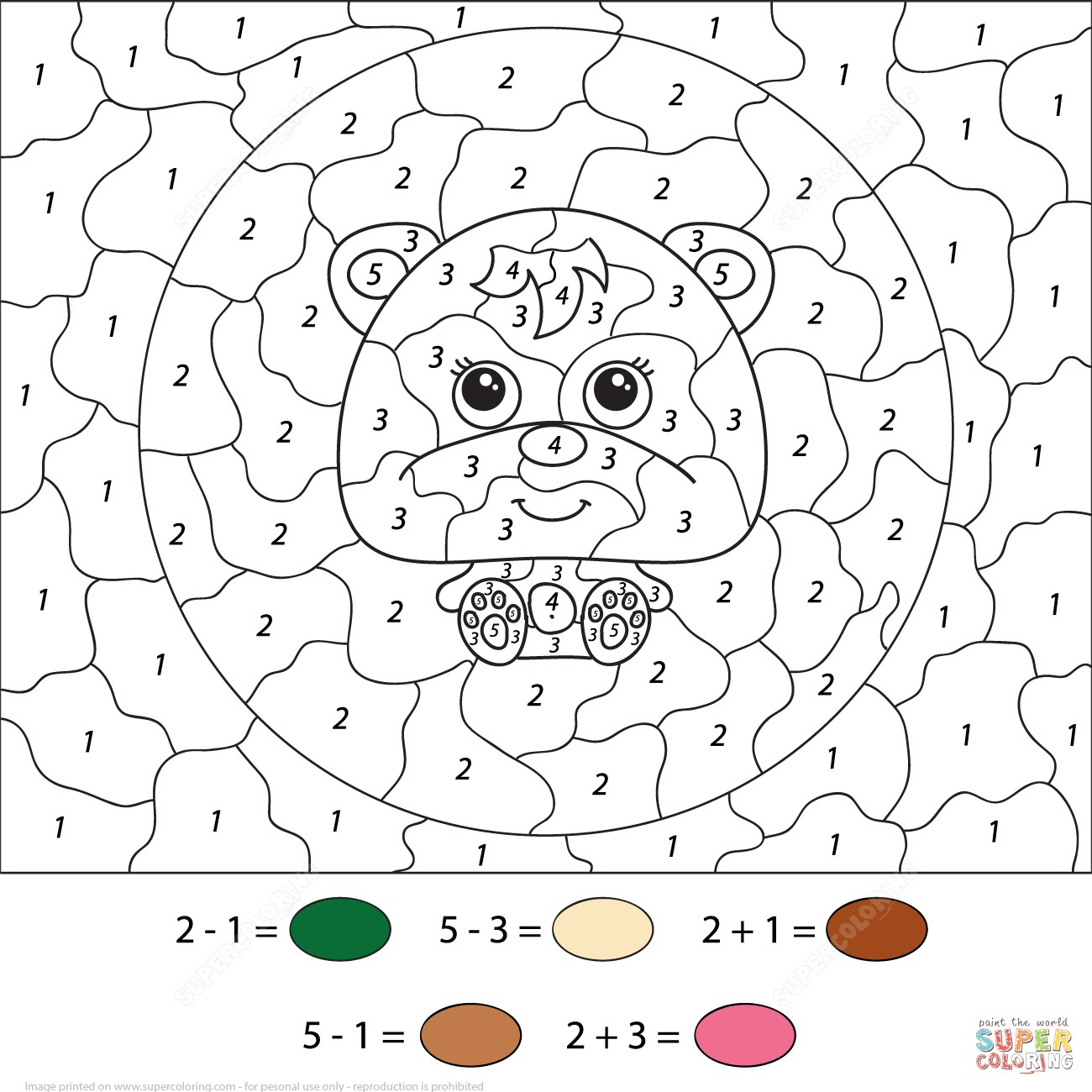 Number Coloring Pages Coloring Page 37 Number Coloring Pages ...