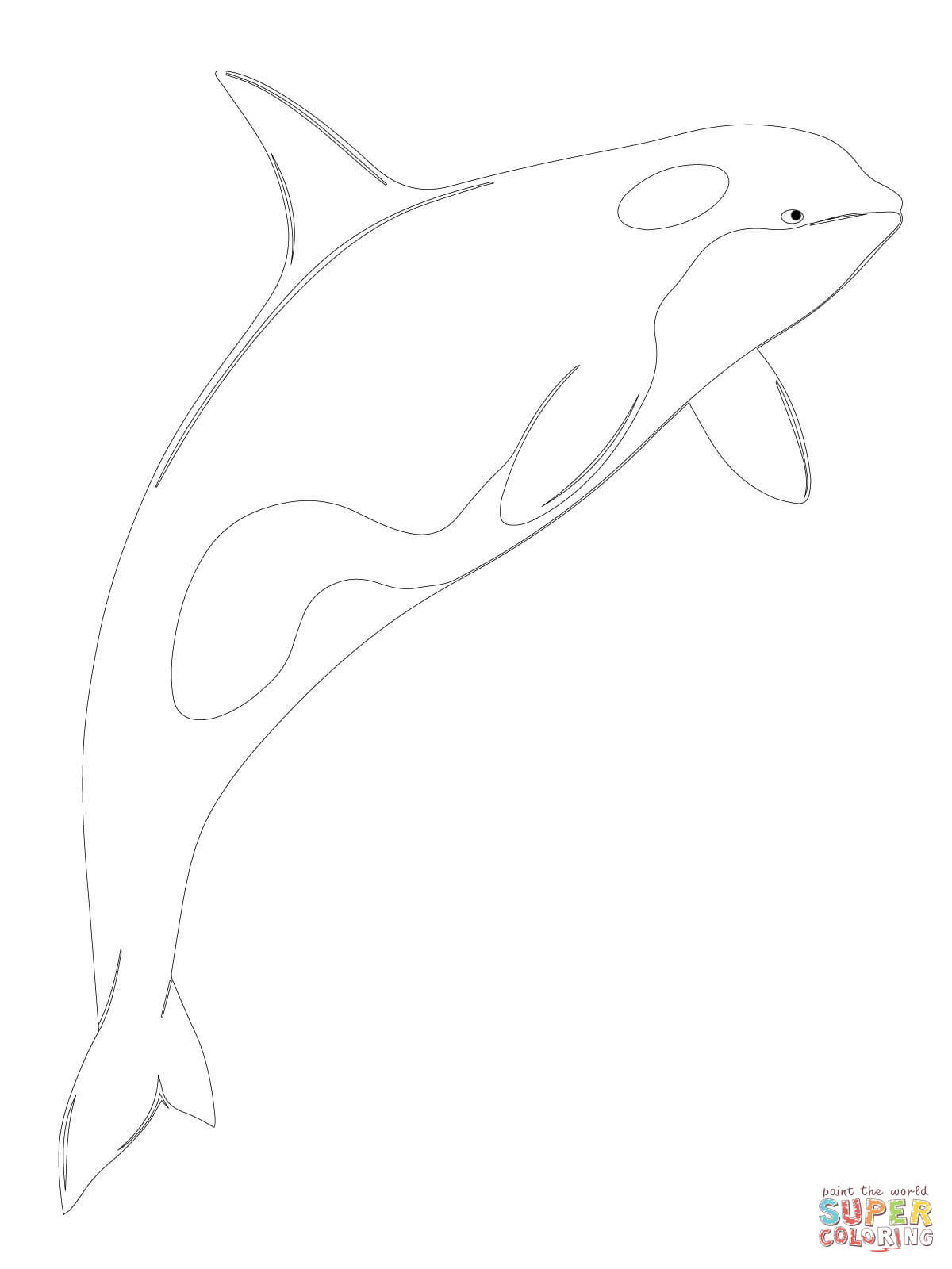 Orca Coloring Pages Orca Whale Shamu Coloring Page Free Printable ...