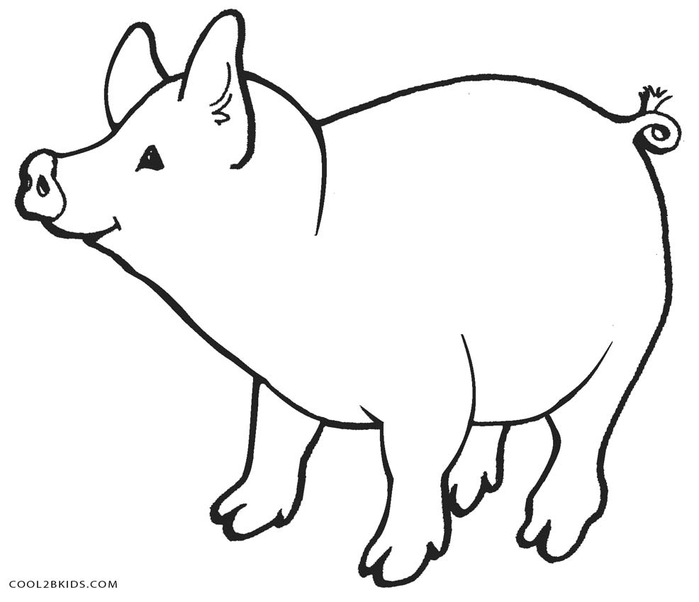 Pig Coloring Page Free Printable Pig Coloring Pages For Kids Cool2bkids ...