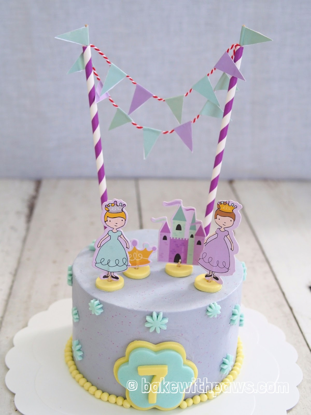 Princess Birthday Cake Princess Birthday Cake Bake With Paws ...