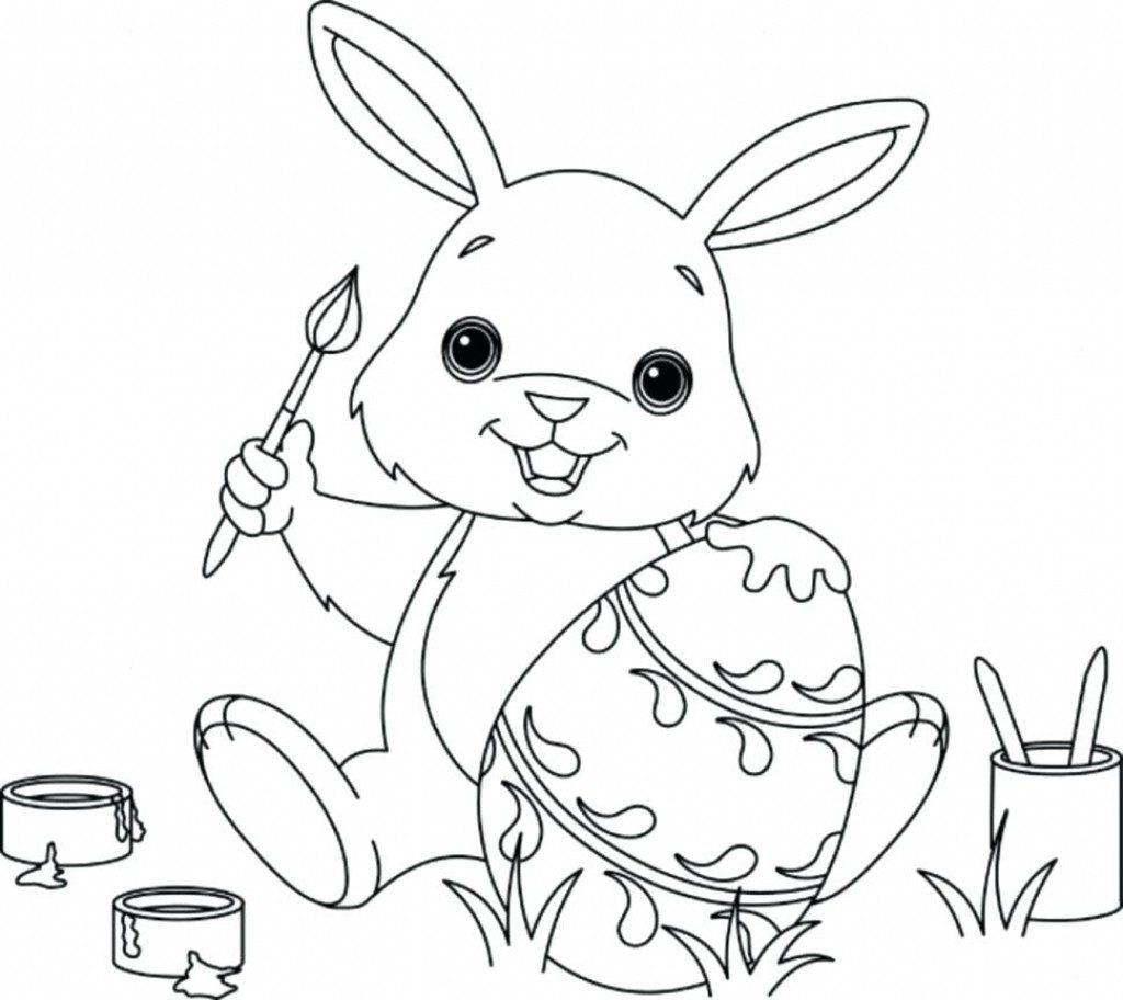 Rabbit Coloring Pages Incredible Bunny Rabbit Coloringages Tinyage ...