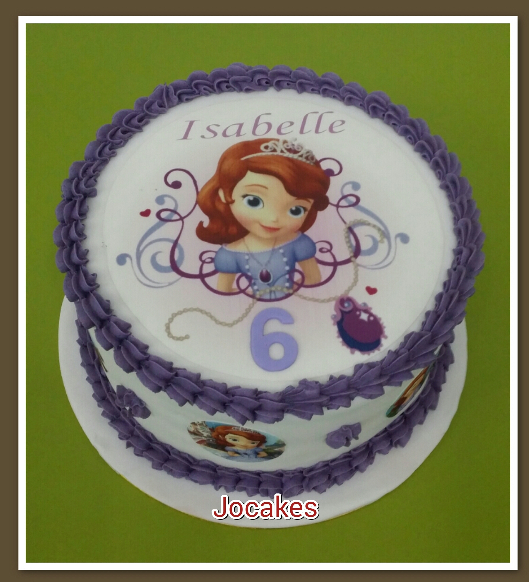 Sofia The First Birthday Cakes Sofia The 1st Edible Image Cake For ...