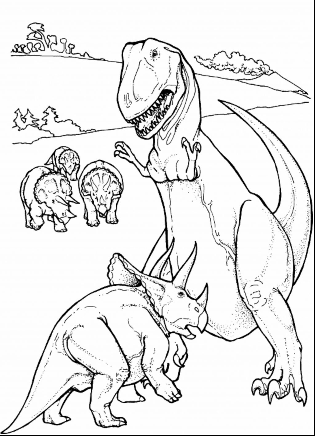 T Rex Coloring Pages Coloring Pages Spinosaurus Vs T Rex Coloring Pages ...