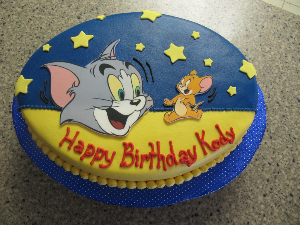 Tom And Jerry Birthday Cake Tom Birthday Cakes - davemelillo.com